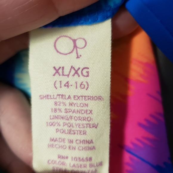 NWOT OP  Tankini w/matching bottoms swim suit - Picture 4 of 4